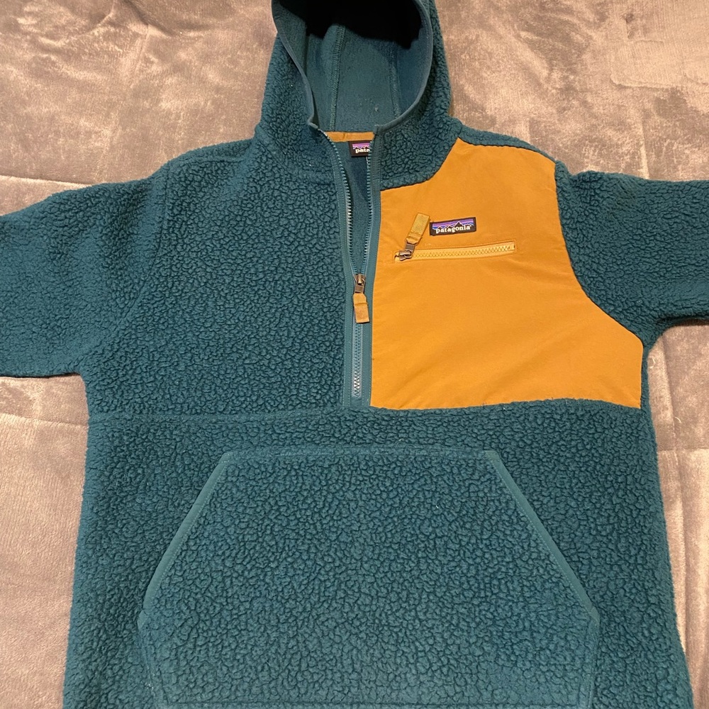 Patagonia Zip up with hood.